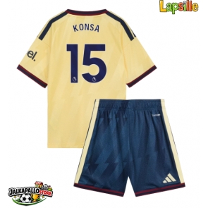 Arsenal Ezri Konsa #15 Kolmaspaita Lapsille 2026-27 Lyhythihainen (+ shortsit)